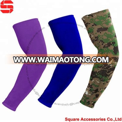 Custom Compression Camo UV Protection Cover Sports Cooling Arm Sleeves