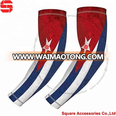 Customized Logo Cheap Sublimation Arm Sleeve Outdoor Sports Cycling Fishing Golf Arm Sleeves