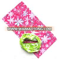 Custom 8 in 1 sports skiing headwear outdoor multifunctional seamless bandana magic tube bandana